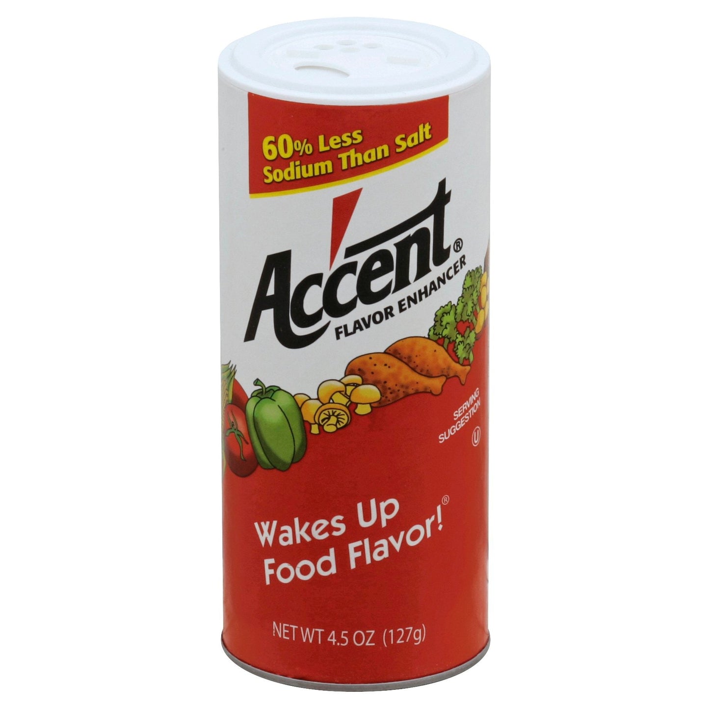 Accent Seasoning Low Sodium - 4.5 OZ 12 Pack