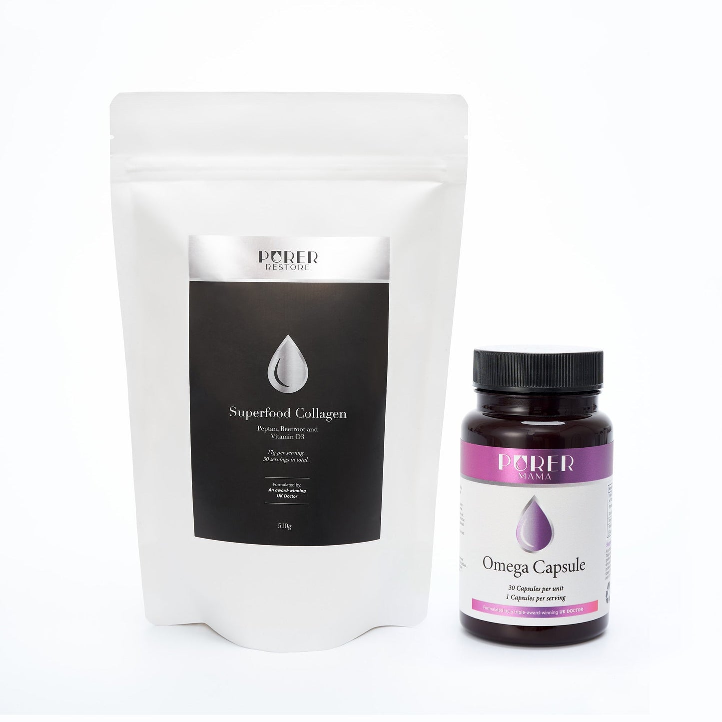 The Brain Bundle - Collagen powder and Omega