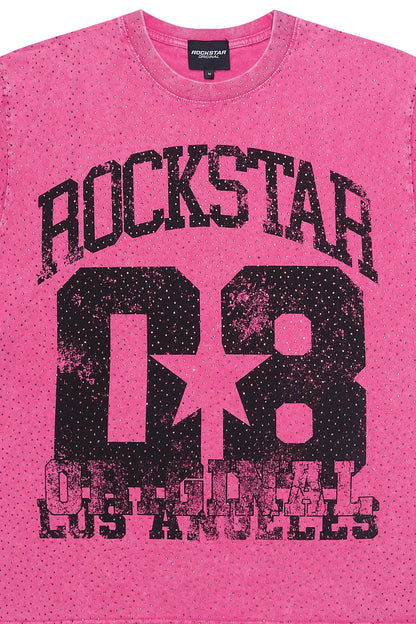 Adrianne Pink Rhinestone T-Shirt