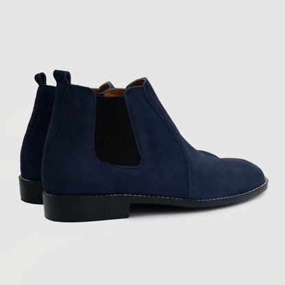 Clarkson Chelsea Midnight Blue Suede Leather Boots
