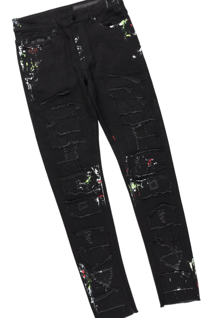 Barrett Black Hoodie/Slim Fit Jean Bundle