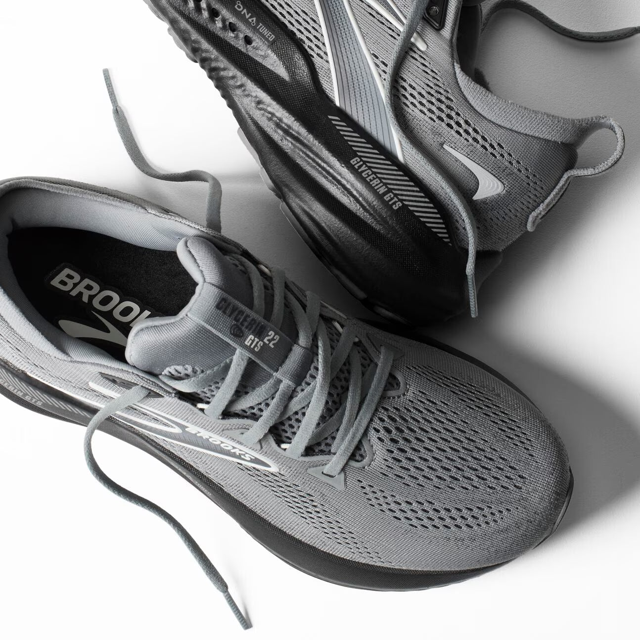 Brooks Men's Glycerin GTS 22 - Primer Gray/Ebony/Bluewash