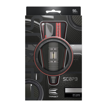 TARGET - Scope SP02 Swiss Point Steel Tip Darts - 90% Tungsten - 23g