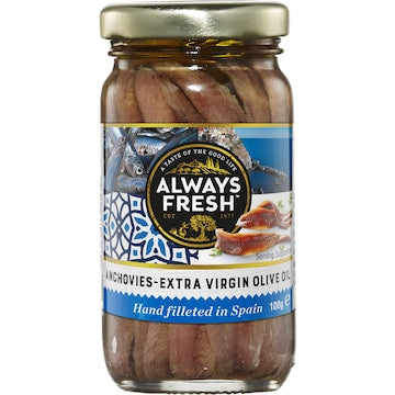 Always Fresh Medi Anchovy Fillets 100g