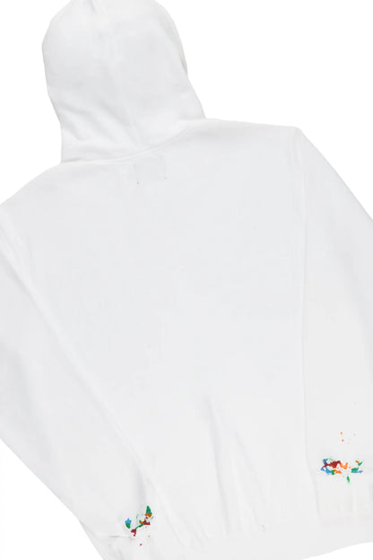 Art Dist White Hoodie & BK Biker Jean Bundle