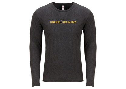 Bishop Fenwick XC Team - Next Level Apparel Men's Triblend Long-Sleeve Crew (6071)