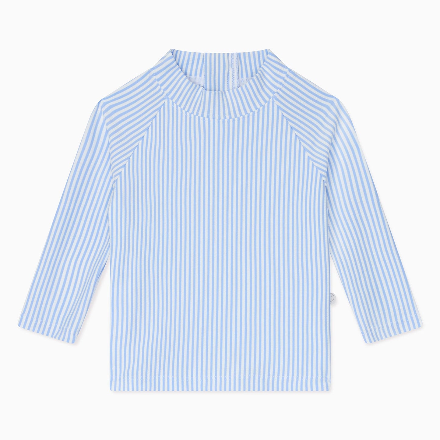 Cloud Stripe Seersucker Rash Vest