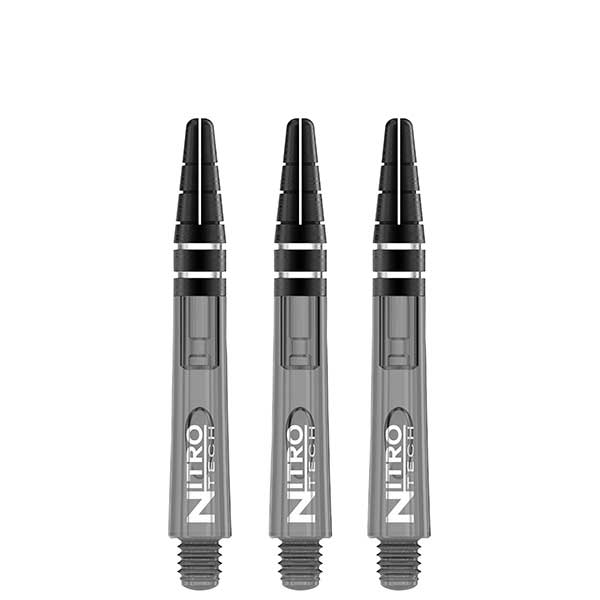 RED DRAGON - Nitrotech Composite Dart Shafts - 36mm Short Grey