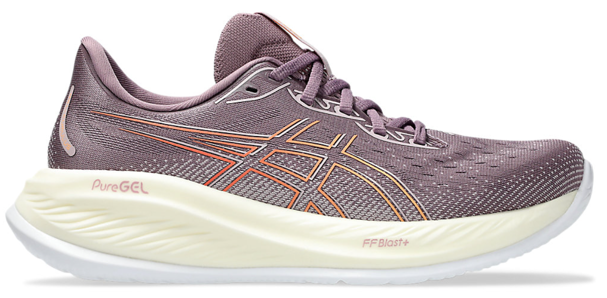 ASICS Womens Gel Cumulus 26 - Dusty Maueve/Faded Orange (1012B599-501)