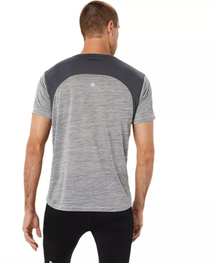 Bishop Feehan Cross Country and Track & Field Team Store- ASICS Men's Road SS Top -  Piedmont Grey/Dark Grey (2011C992.020) (Copy)