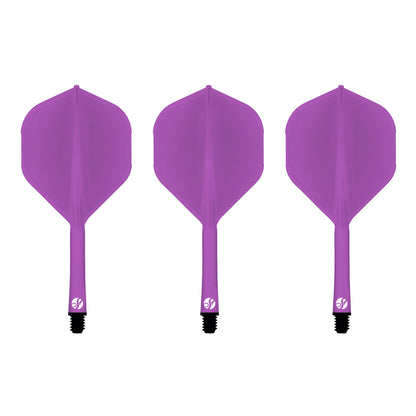 SHOT - FLIGHT DECK - ONE PIECE Dart and Flight System - PURPLE