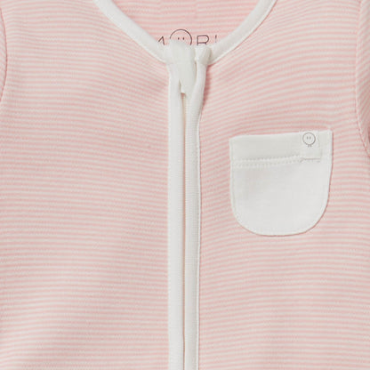 Grasping Toy & Clever Zip Sleepsuit Set